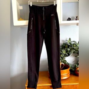 Amazing Sweaty Betty Retro Front Zip Joggers